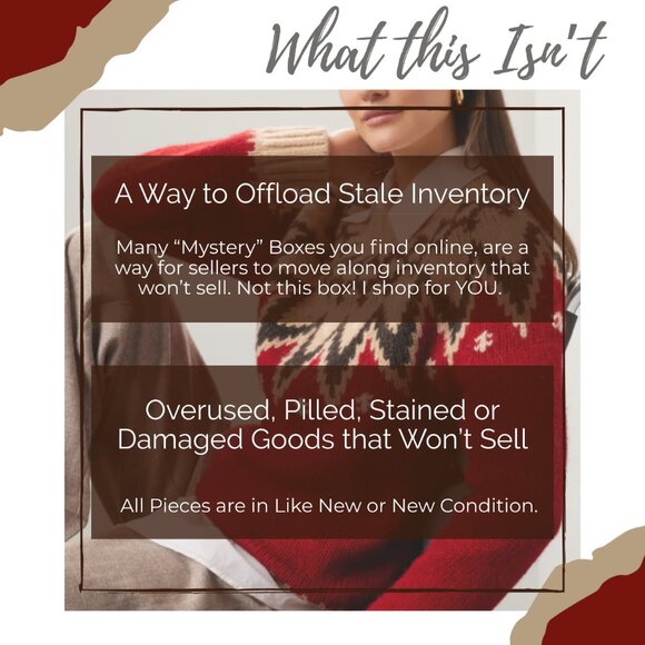 3 SWEATER STYLE BOX Cable Knits, Cashmere, Wool, Cardgians, Dusters & More! - Picture 3 of 8